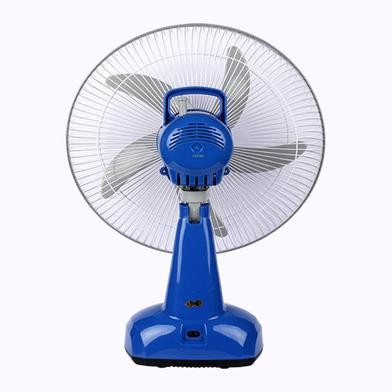 Buy Click Rechargeable Fan 14'' Table Fan Blue With USB Charger 0