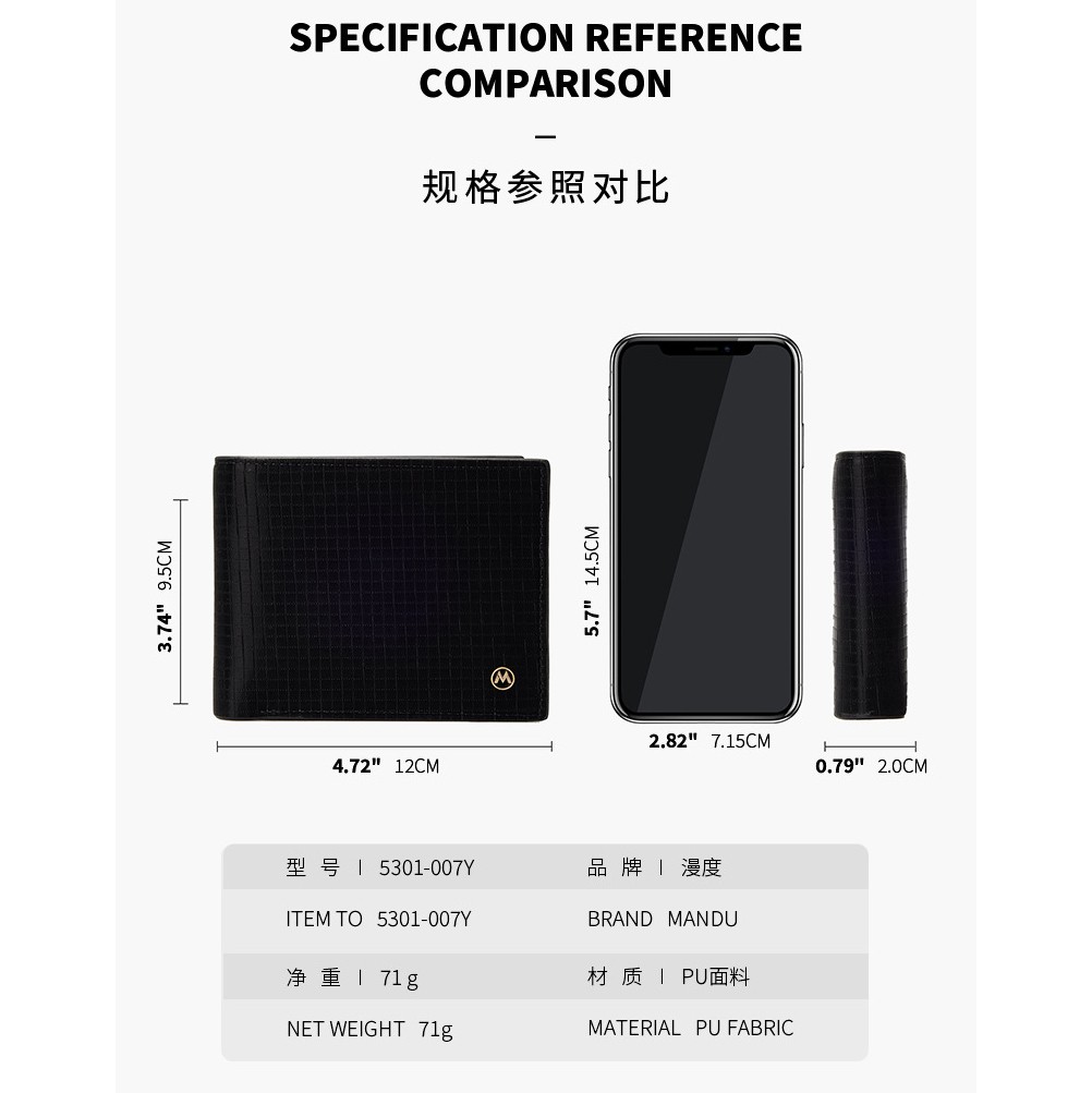 Mandu Branded High Quality Leather Wallet 2