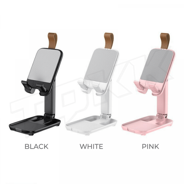 Get Remax RM-C51 Multifunctional Mini Desktop Stand Black-White-Pink 1